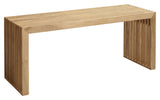 Rib Bench Teak, W:104cm