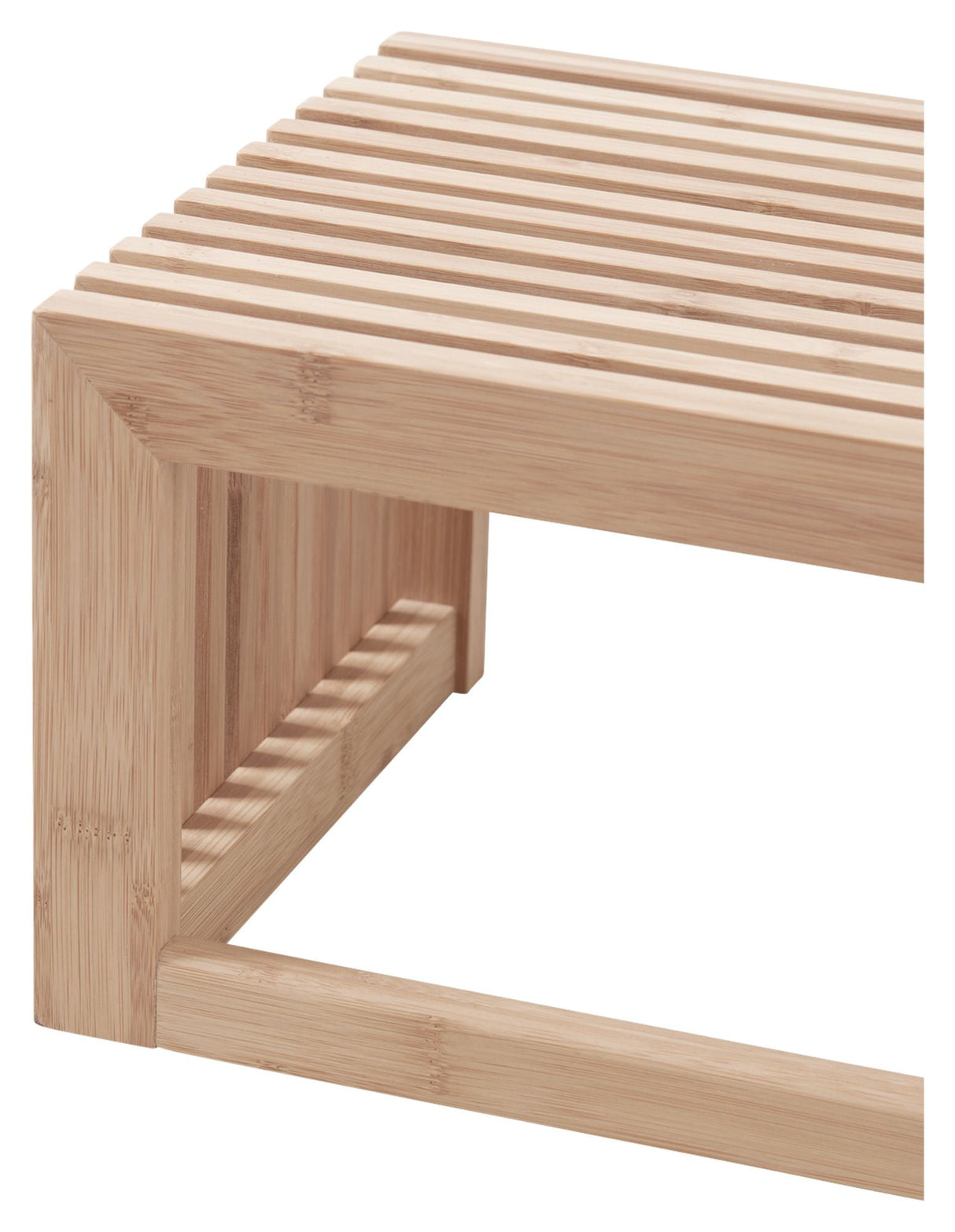 Rib wardrobe shelf small, vertical carb, Bamboo, W:45cm