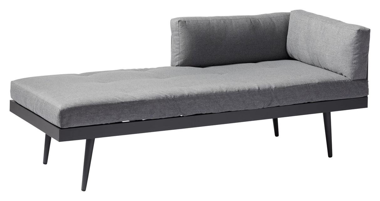 Rio Deckchair/Daybed, Dark Gray/Gray