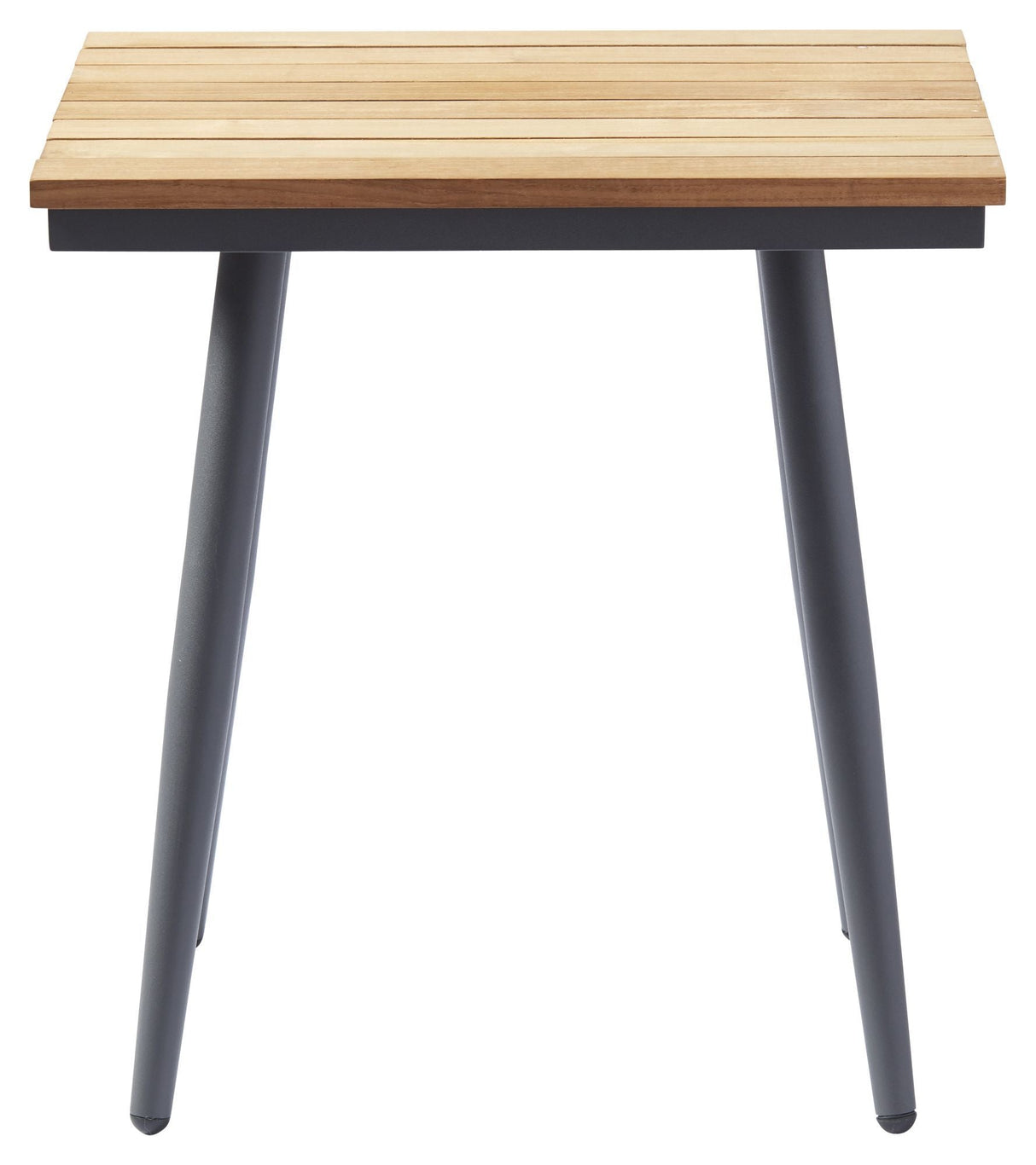 Rio Lounge Table, Teak/Dark Gray, 50x50