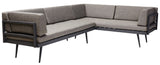 Rio Lounge Bed, Gray incl. Cushions