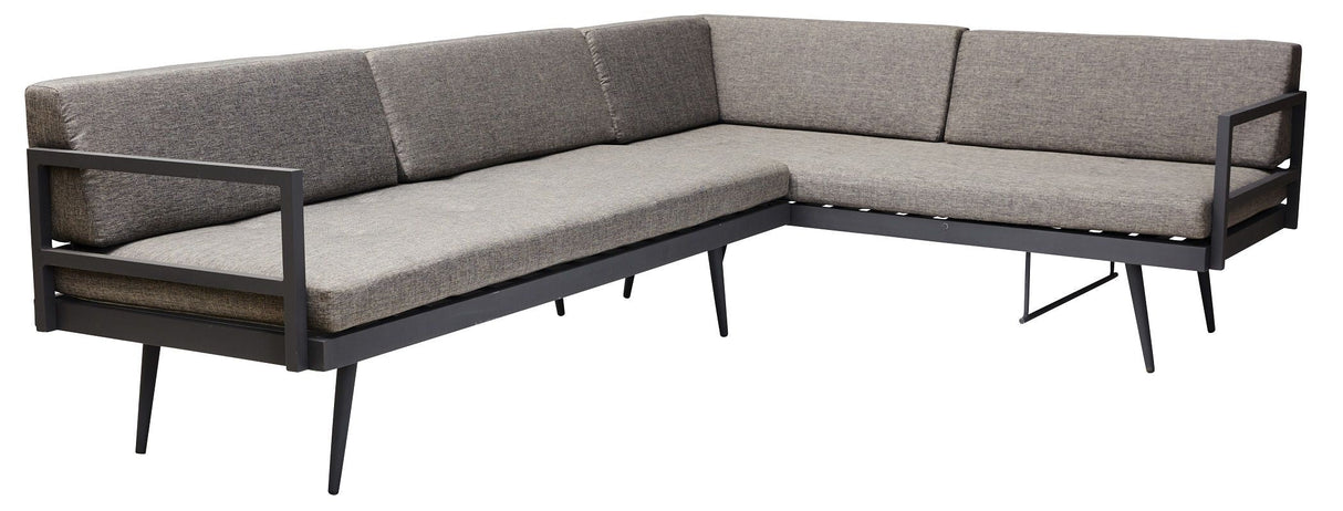 Rio Lounge Bed, Gray incl. Cushions