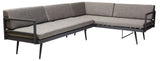 Rio Lounge Bed, Gray incl. Cushions