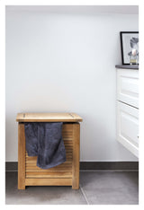 Sheba Laundry Basket, Teak