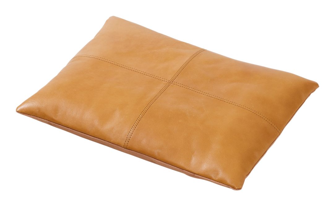 Cushion for Rib Stool B: 45cm, Light brown leather