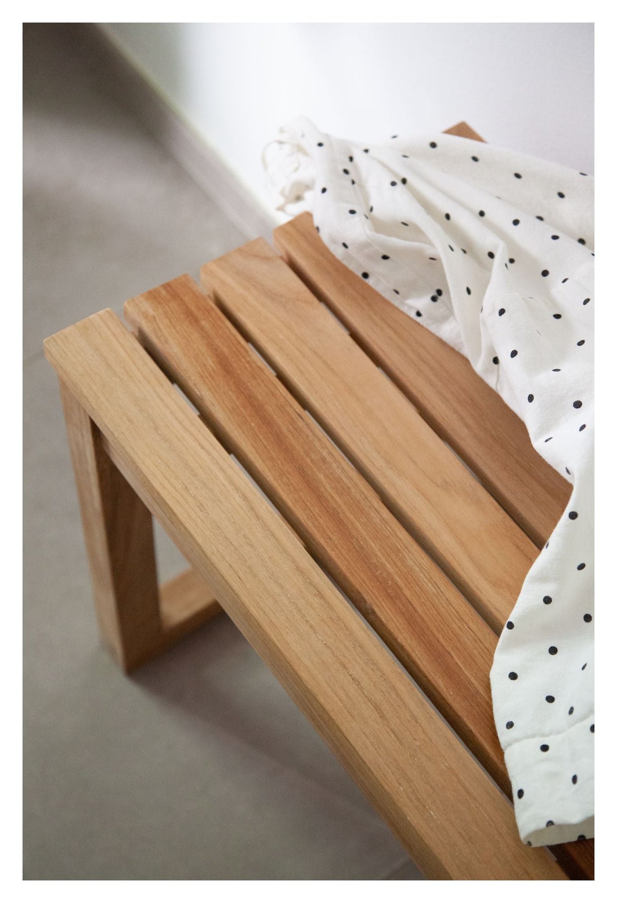 Vega stool, Massive Teak