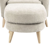 Claire Footstool - Beige