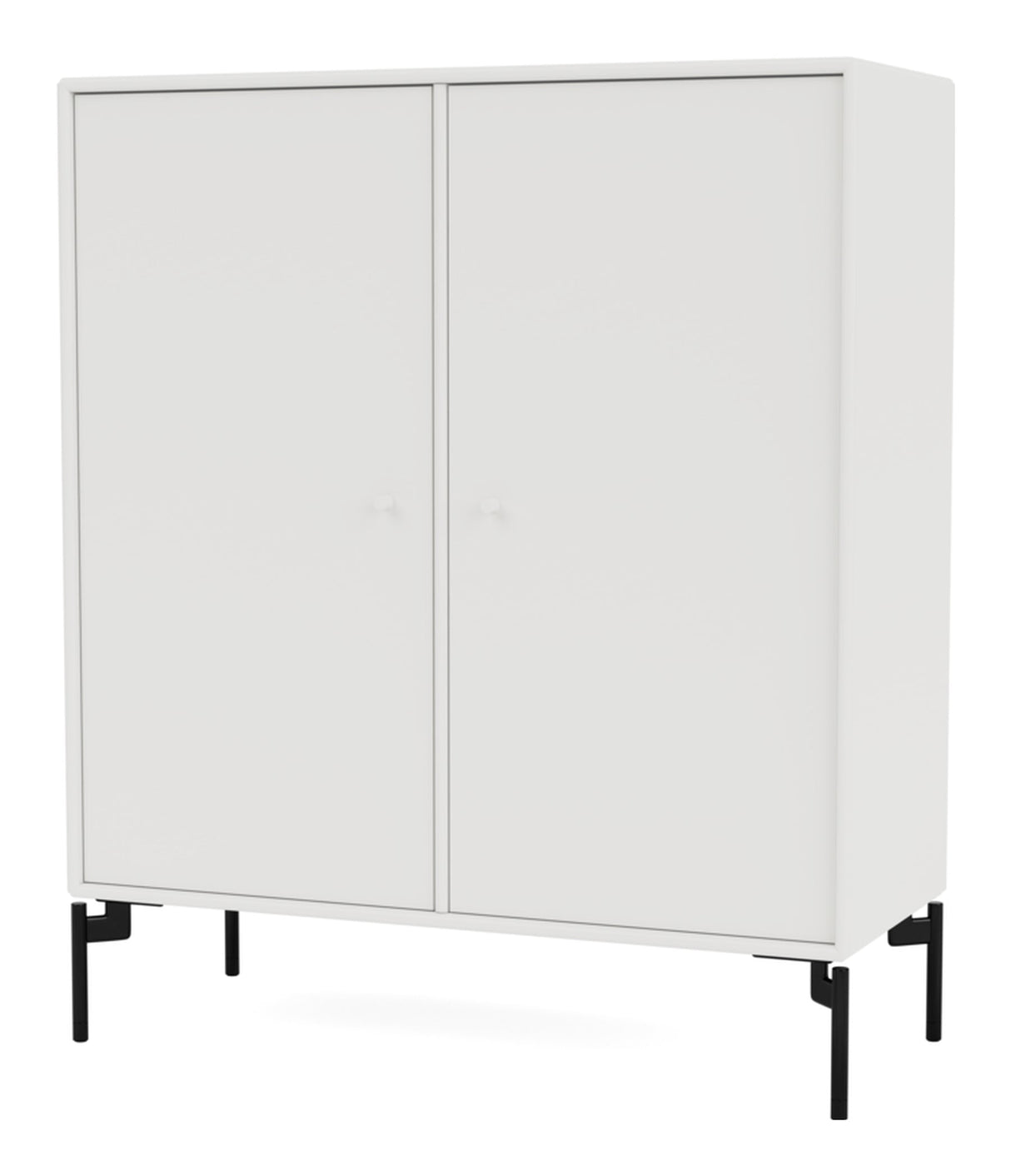 COVER Cabinet with black legs, White