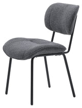 Buffalo, dining chair - gray