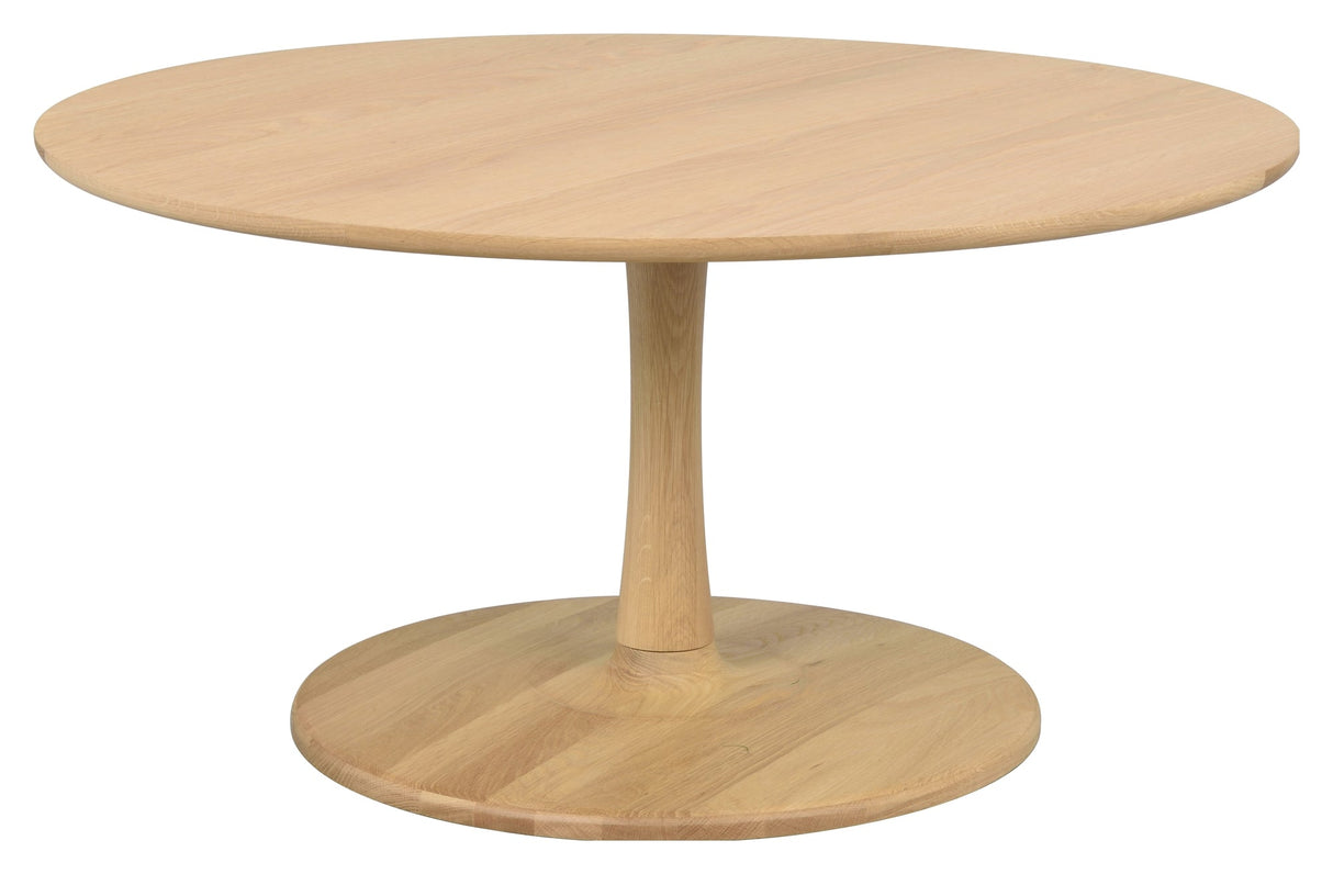 Hobart, coffee table Ø90 - oak