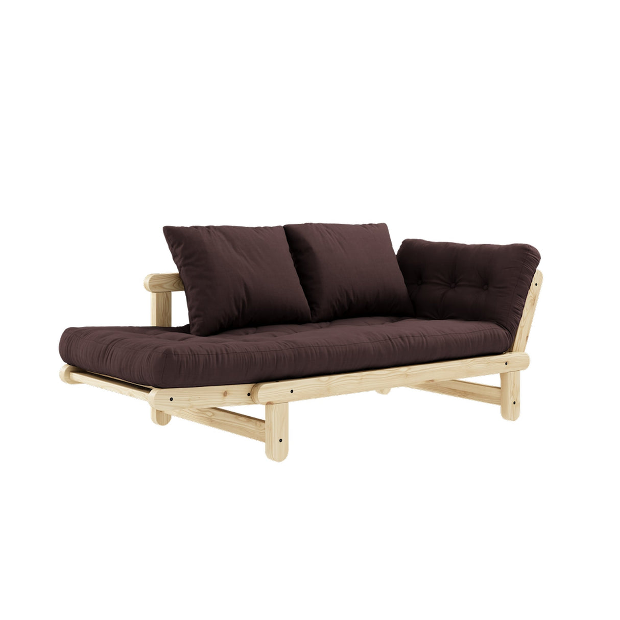 Beat, sofa bed, brown/nature