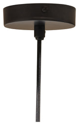 Tirsa Ceiling lamp, Ø20, Matte black/Mesing