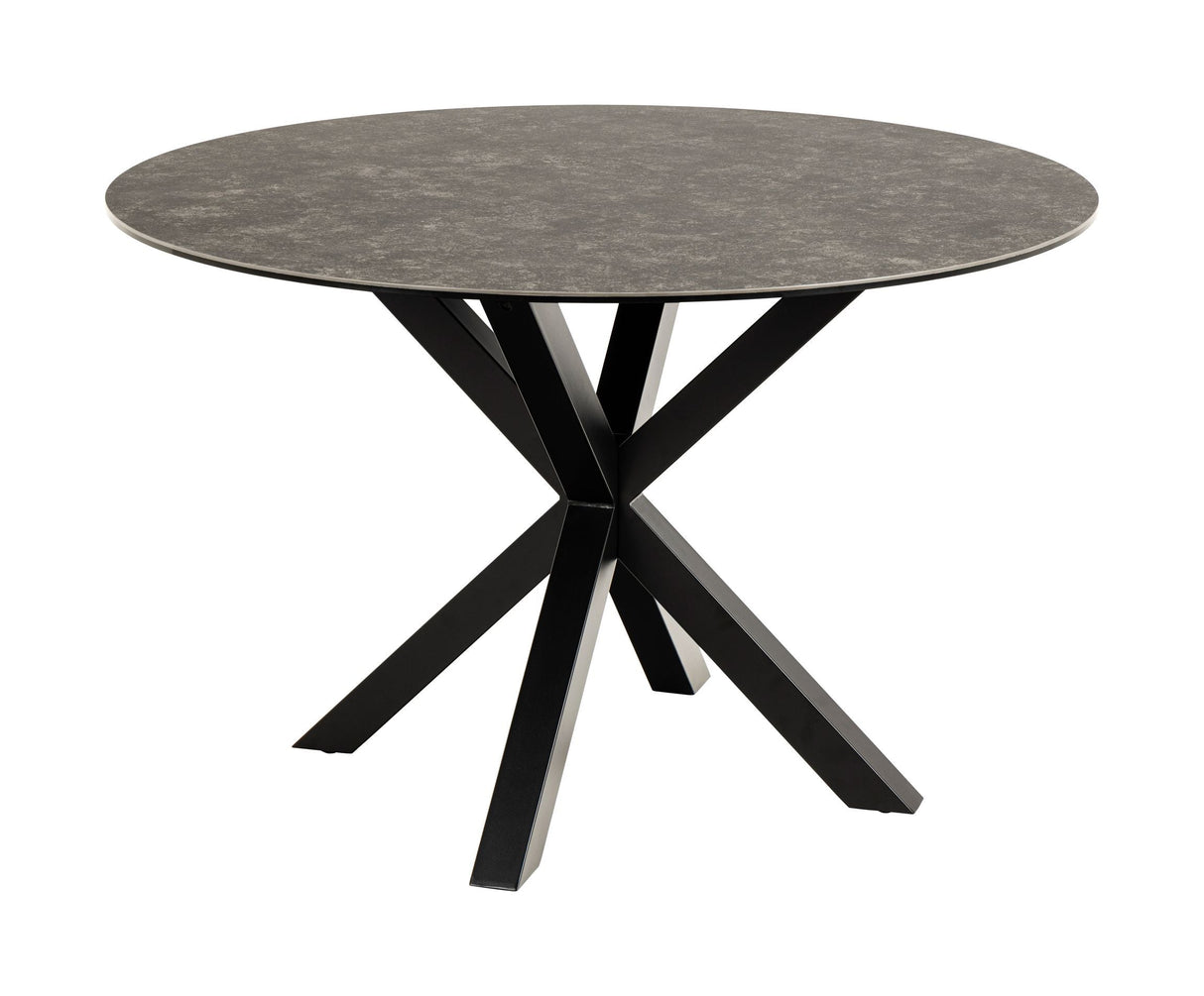 Heaven Dining table, Fairbanks coarse ceramic top, Ø119