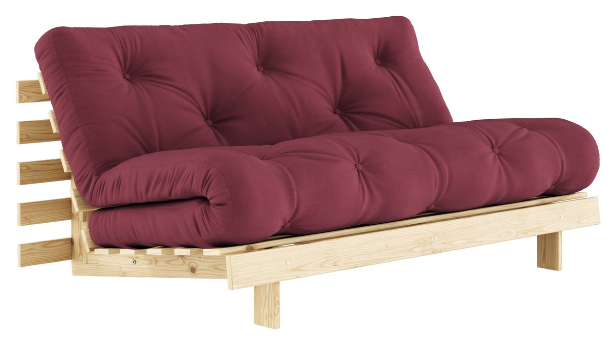 Roots 160 Sofa bed, Pine/Bordeaux,