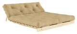 Roots 160 Sofa bed, Pine/Wheat beige,