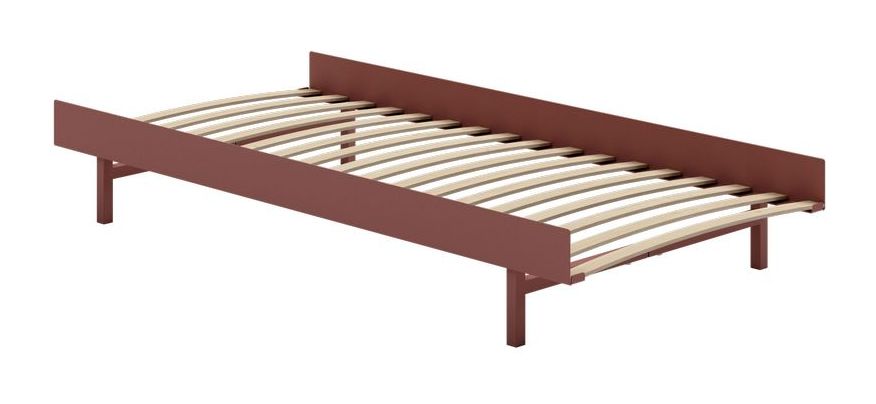 Bed Bed frame, 90x200, Dusty rose