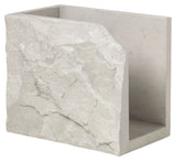 Matter Magazine Holder, Beige Sandstone