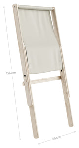 Boogie Lounge Chair, Pine/Off White