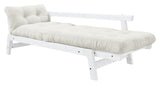 Step Sofa bed, Pine/Off-white