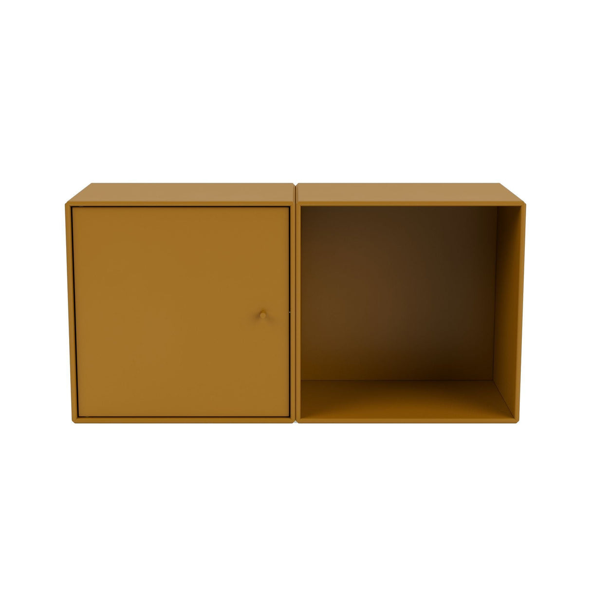 Mini Shelf module with door, Amber