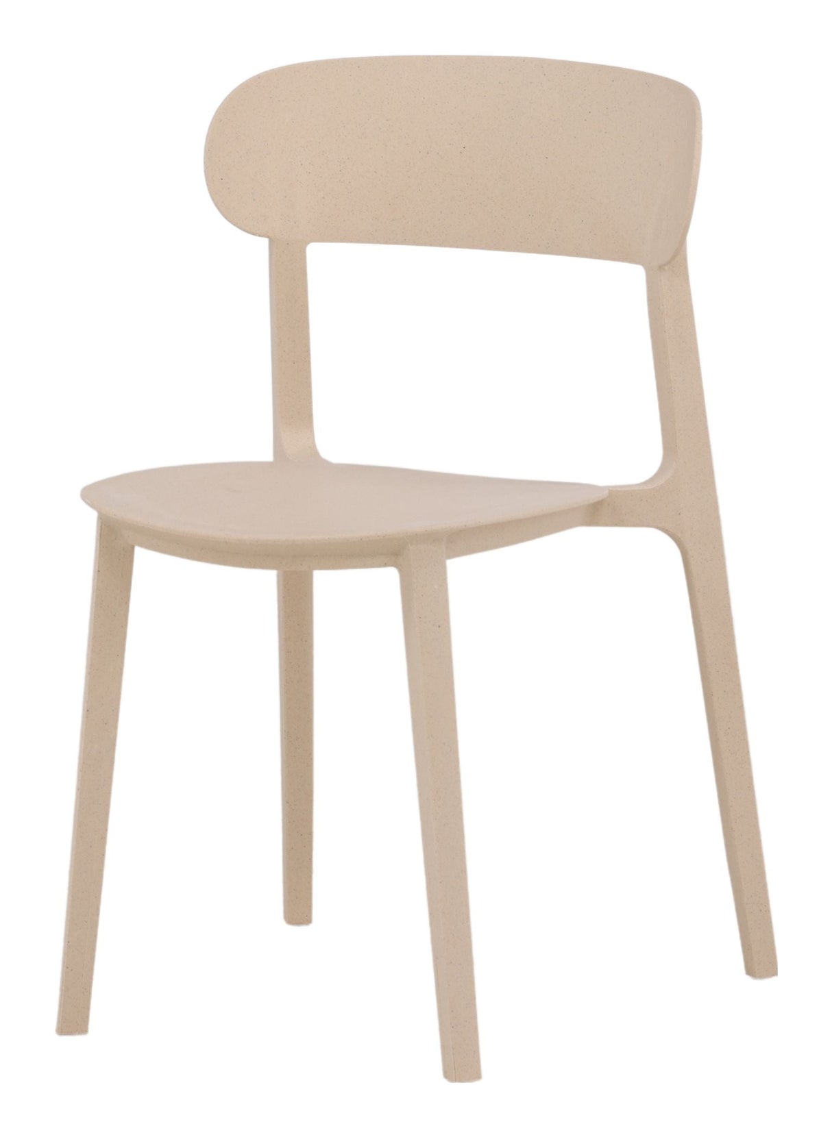 Eat Table Chair, Plastic, Beige