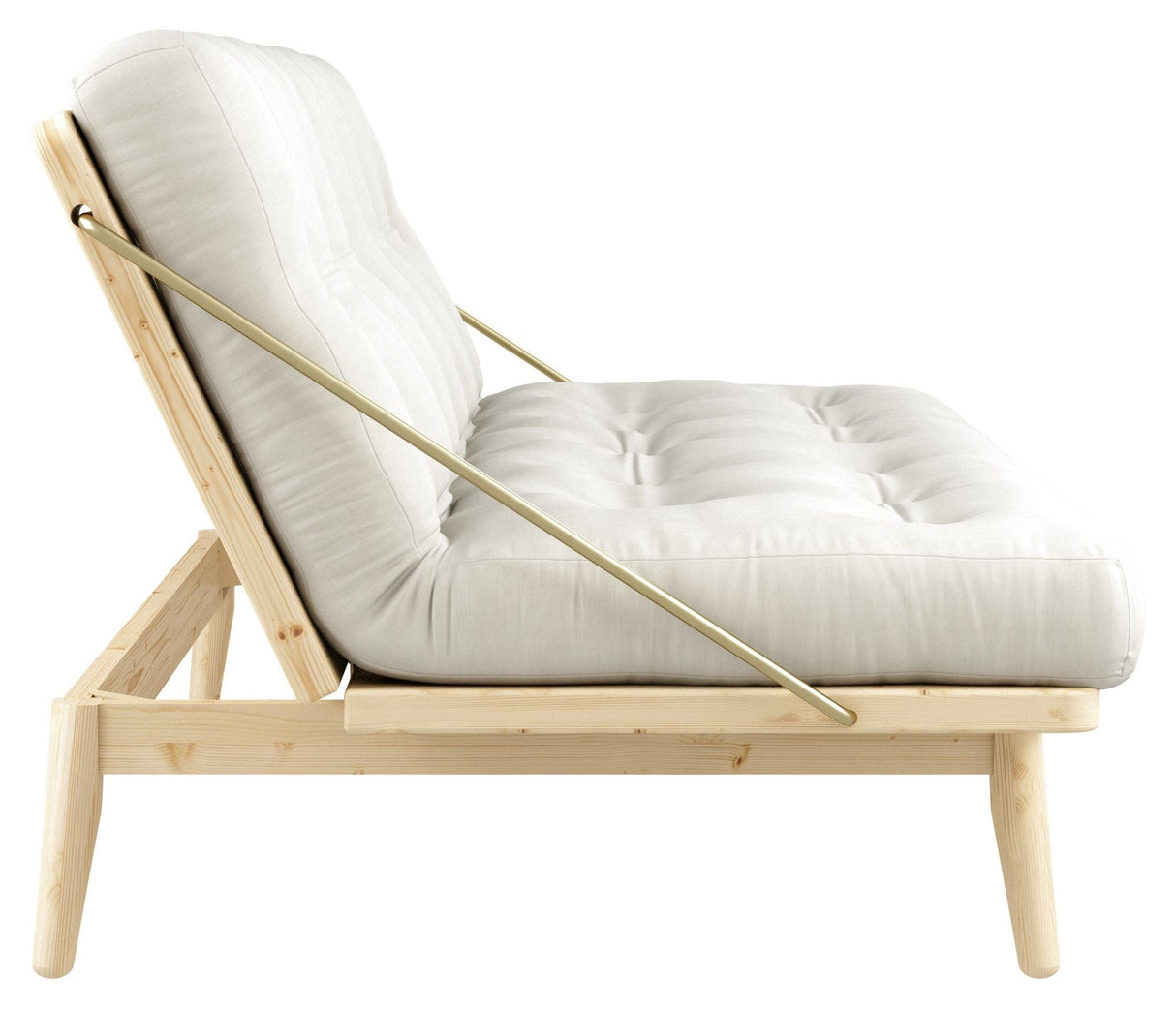 Folk Sofa bed, Pine/Off-white