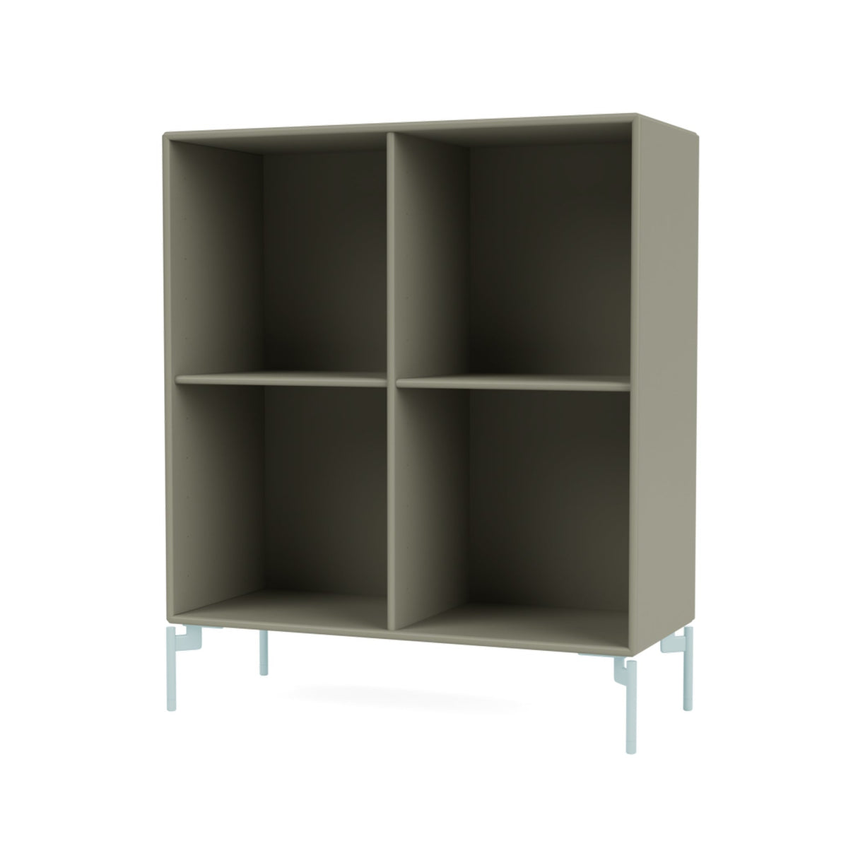 SHOW Bookshelf with flint legs, Fennel