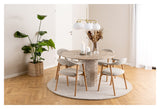 Messina, Dining table - latte/marble