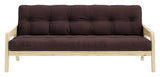 Grab Sofa Bed, Pine/Brown