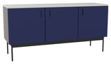 Study, Console table, dark blue