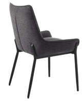 Calgary, dining chair w/armrests – gray