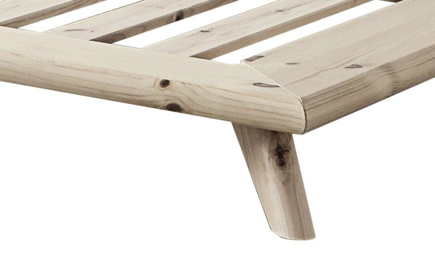 Senza Bed frame 160x200, Nature/Pine