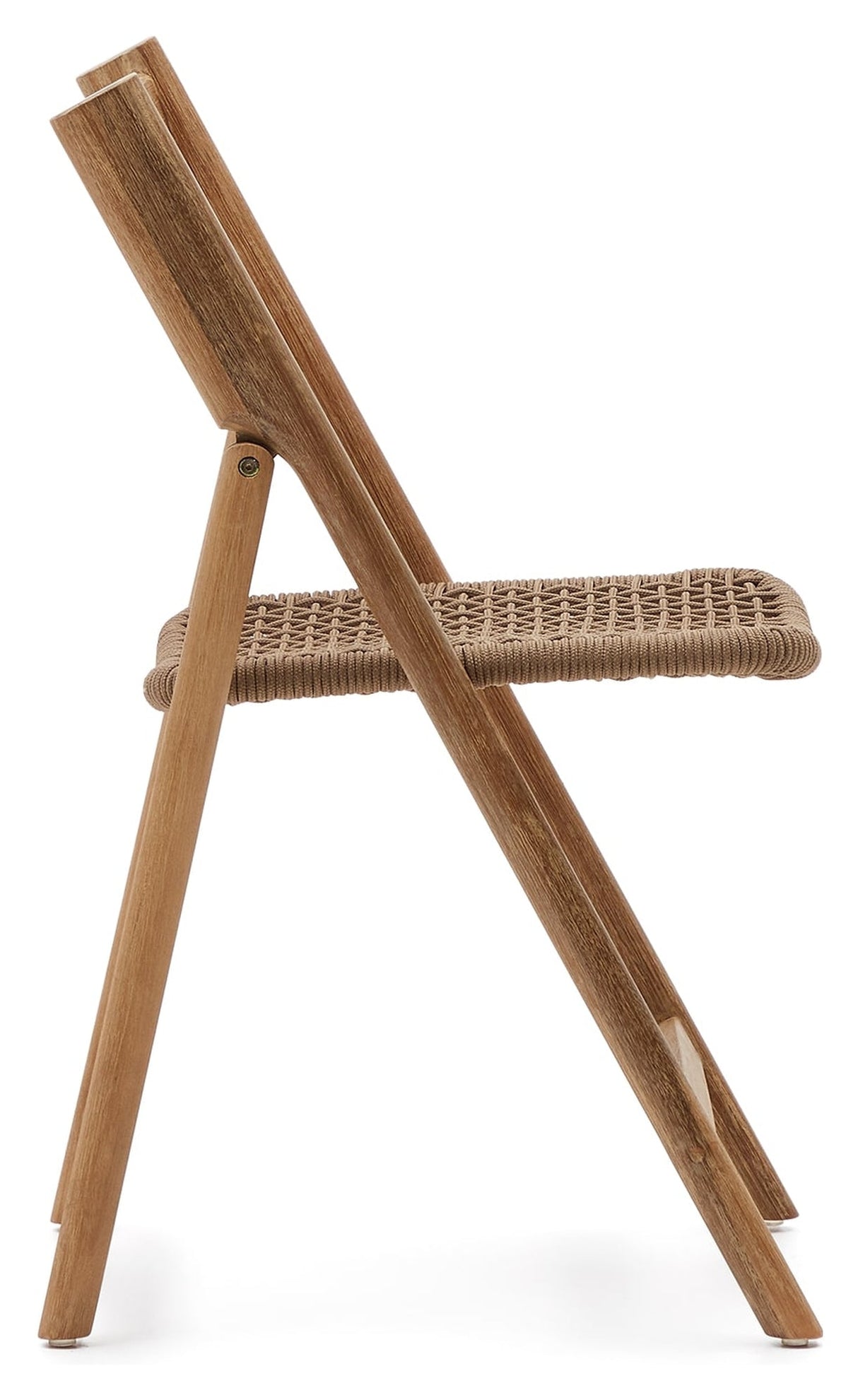 Dandara, folding chair - oak/beige