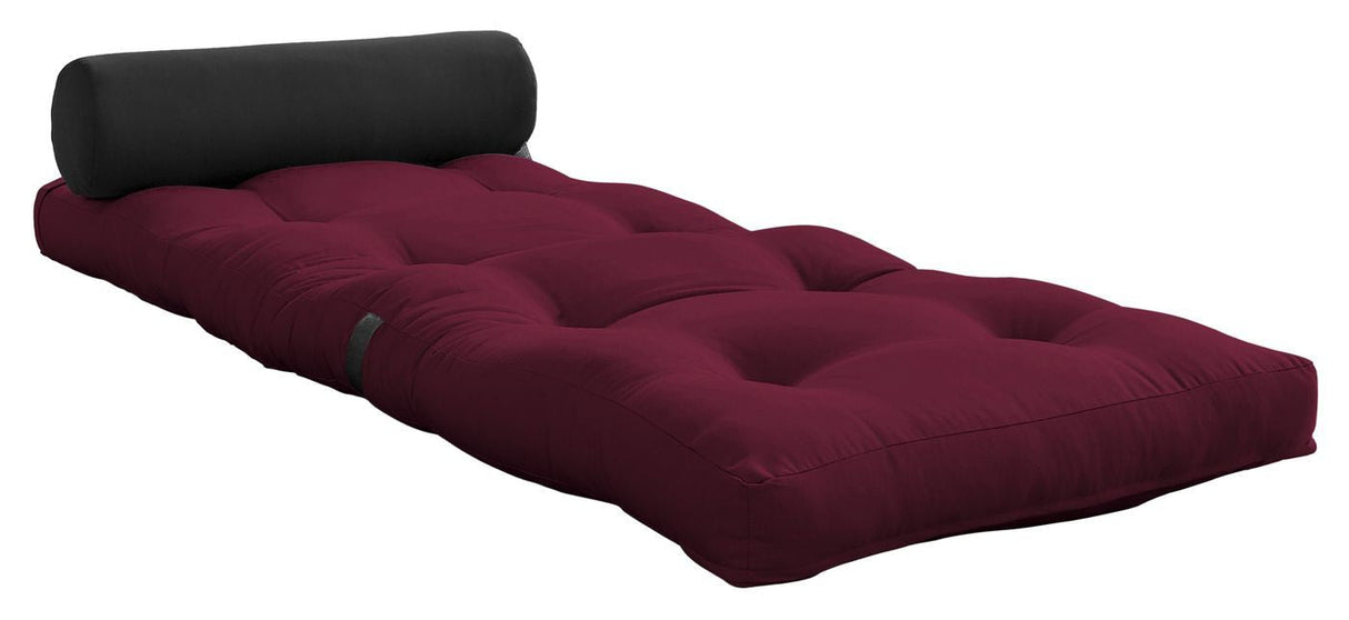 Wrap Futon, Dark Gray/Bordeaux