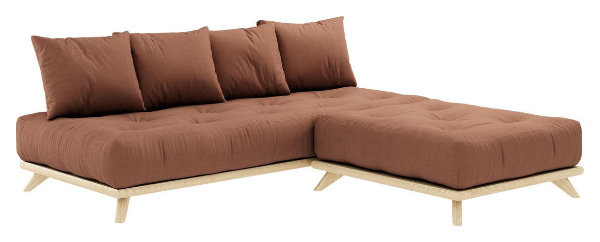 Senza Daybed, Pine/Clay brown