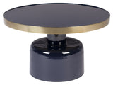 Zuiver Glam Coffee table, Ø60, Blue