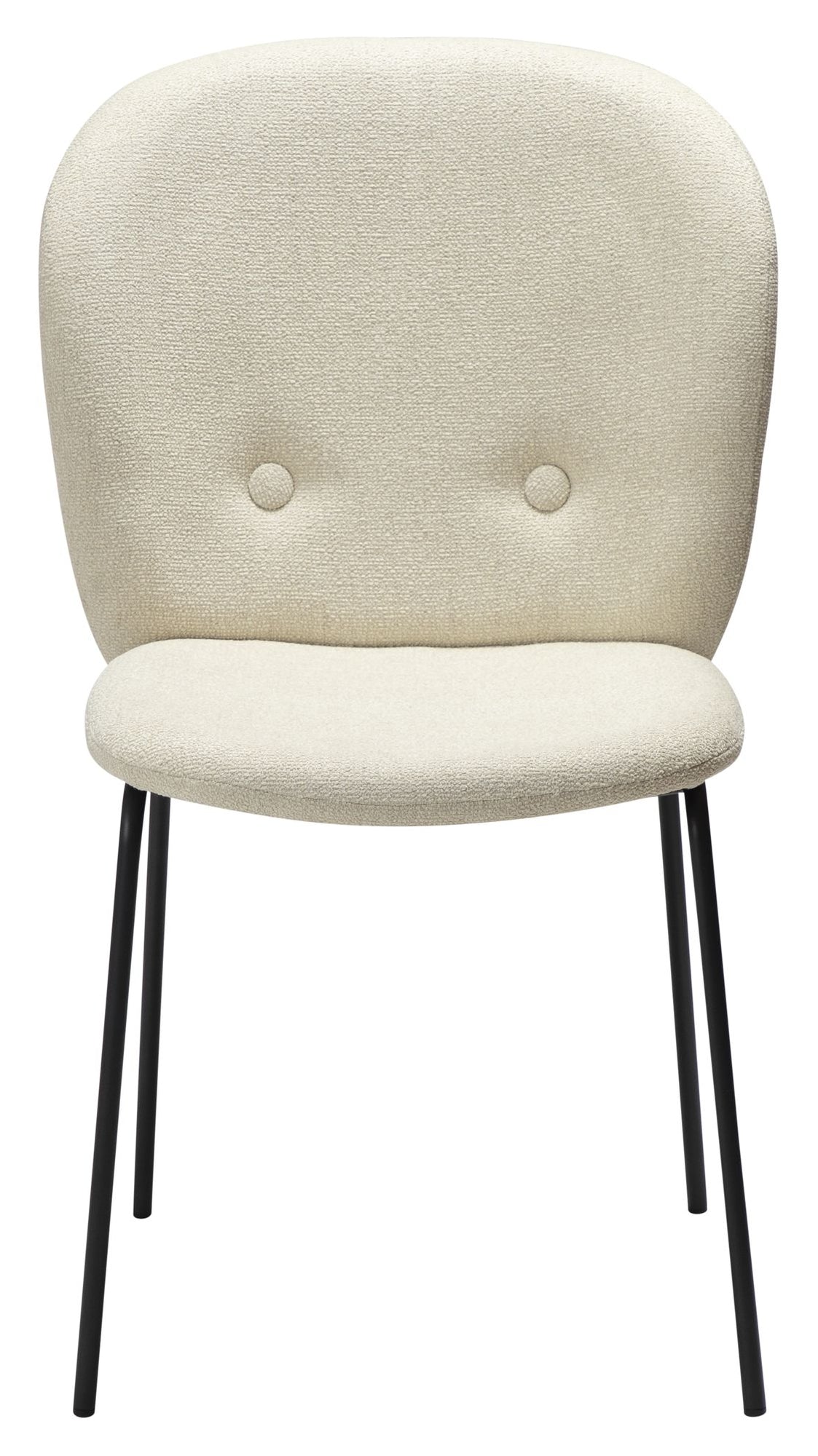 BRACE Dining Chair, White/Beige