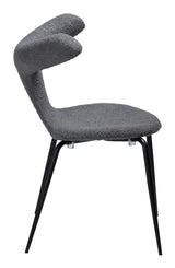 BULL Dining chair, Gray Fabric