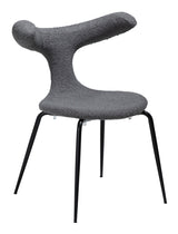 BULL Dining chair, White/beige Fabric