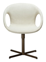 CARRY Dining chair, White/beige Fabric