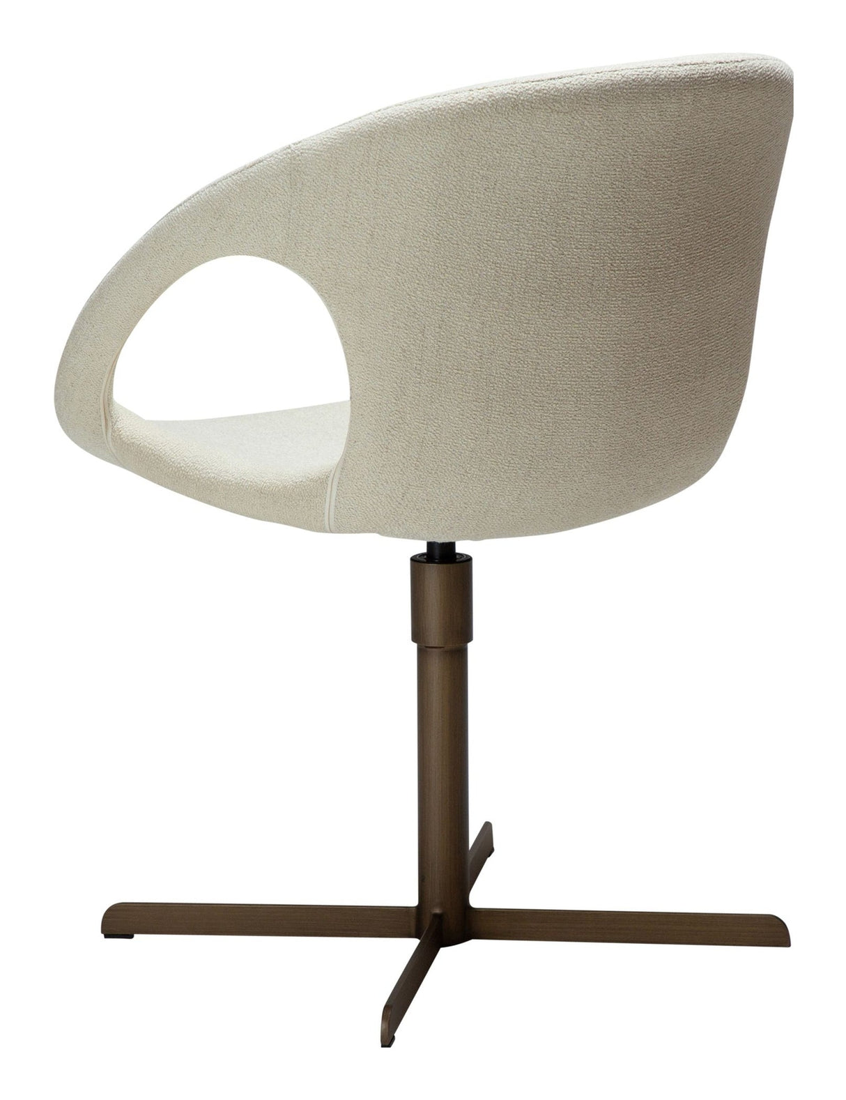 CARRY Dining chair, White/beige Fabric