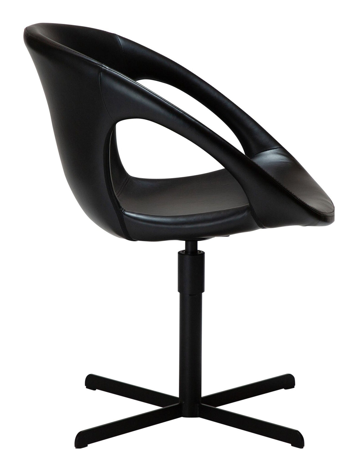 CARRY Dining chair, Black PU leatherette