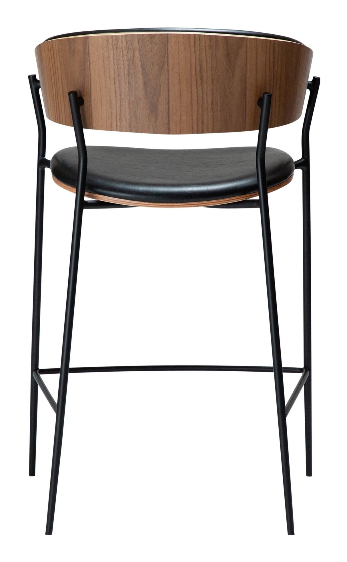 CRIB Bar stool, dark oak/black