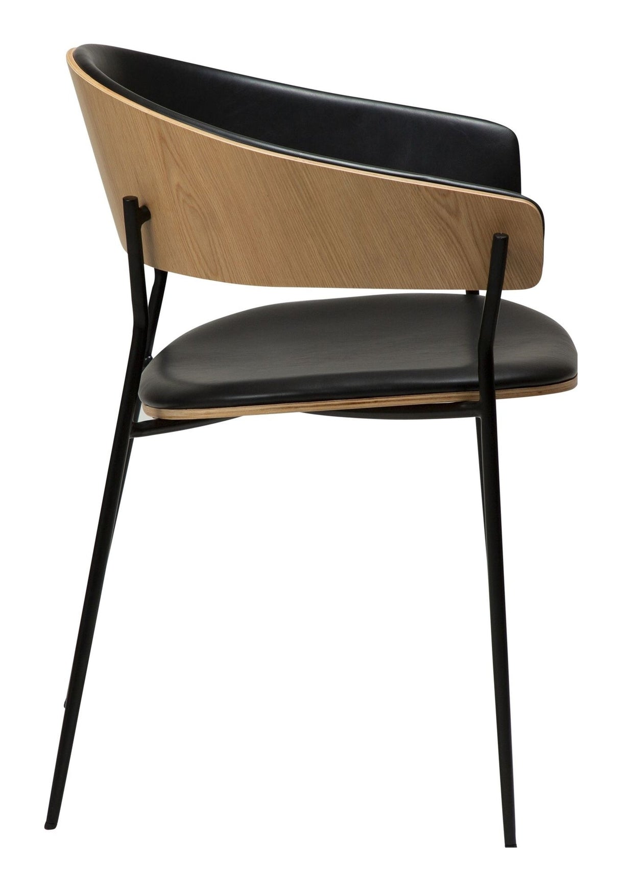 CRIB Dining chair, black/oak