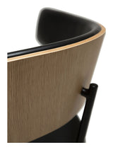 CRIB Dining chair, black/oak