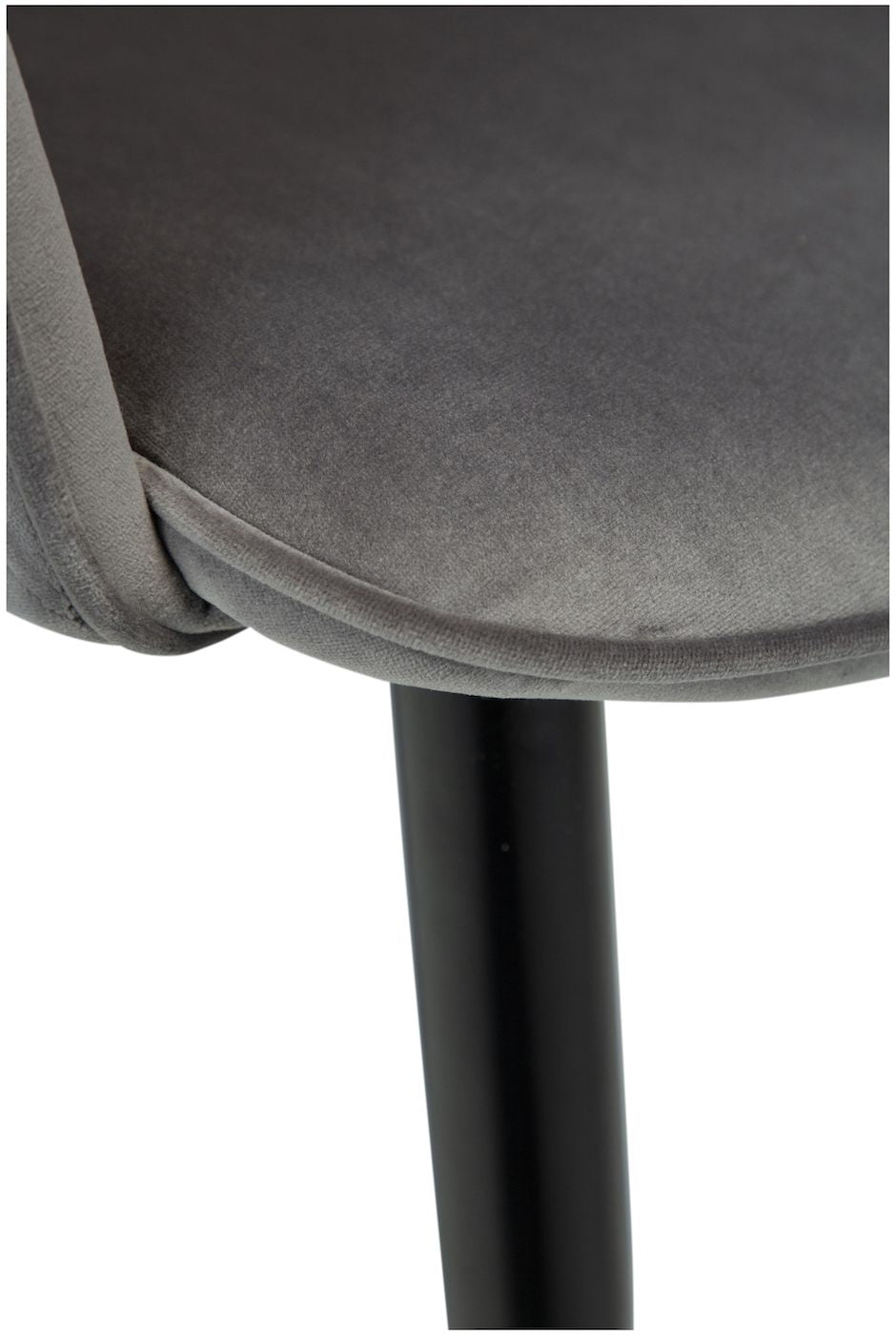 Dual Dining Chair, Alugrå Velour