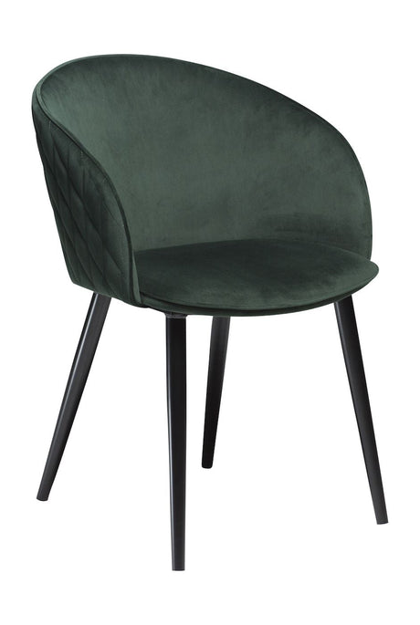 Dual Dining Chair, Green Velvet