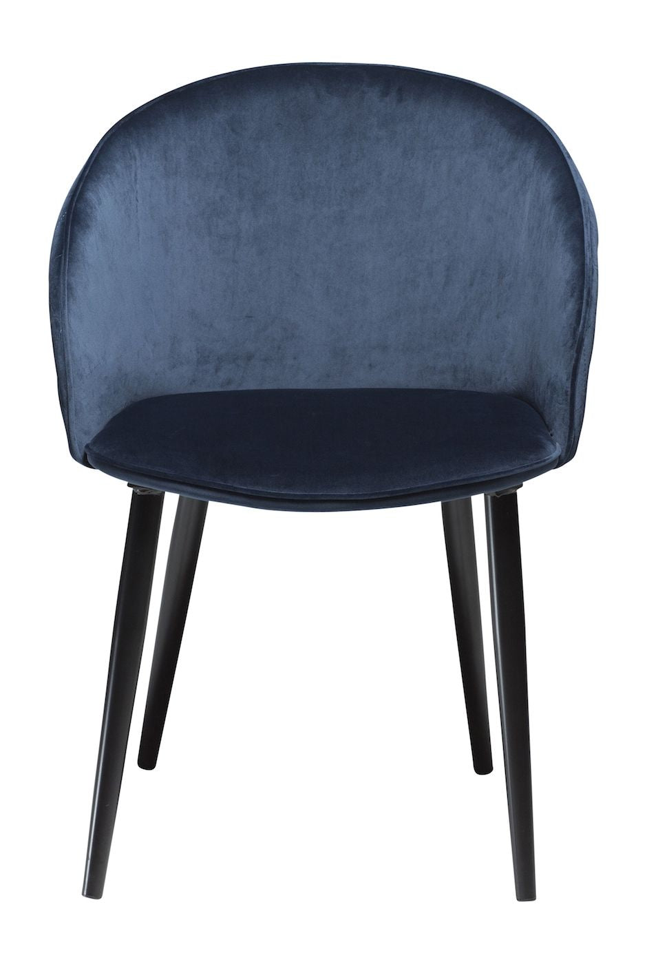 Dual Dining Chair, Midnight Blue Velvet