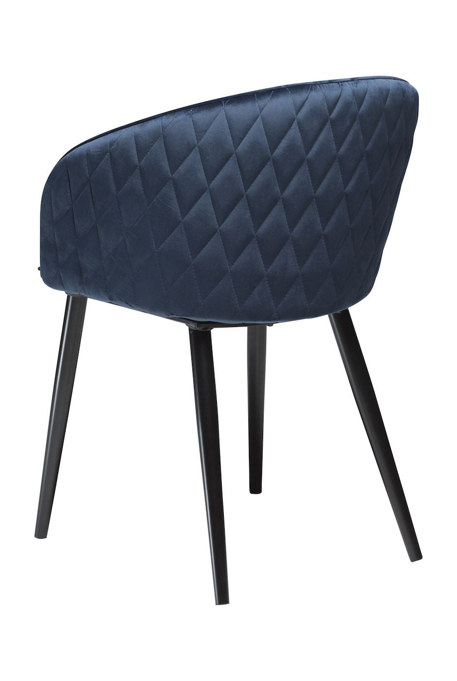 Dual Dining Chair, Midnight Blue Velvet