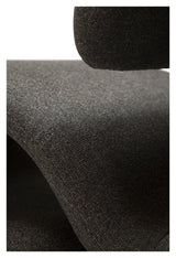 Dubna Lounge Chair, pebble gray bouclé fabric